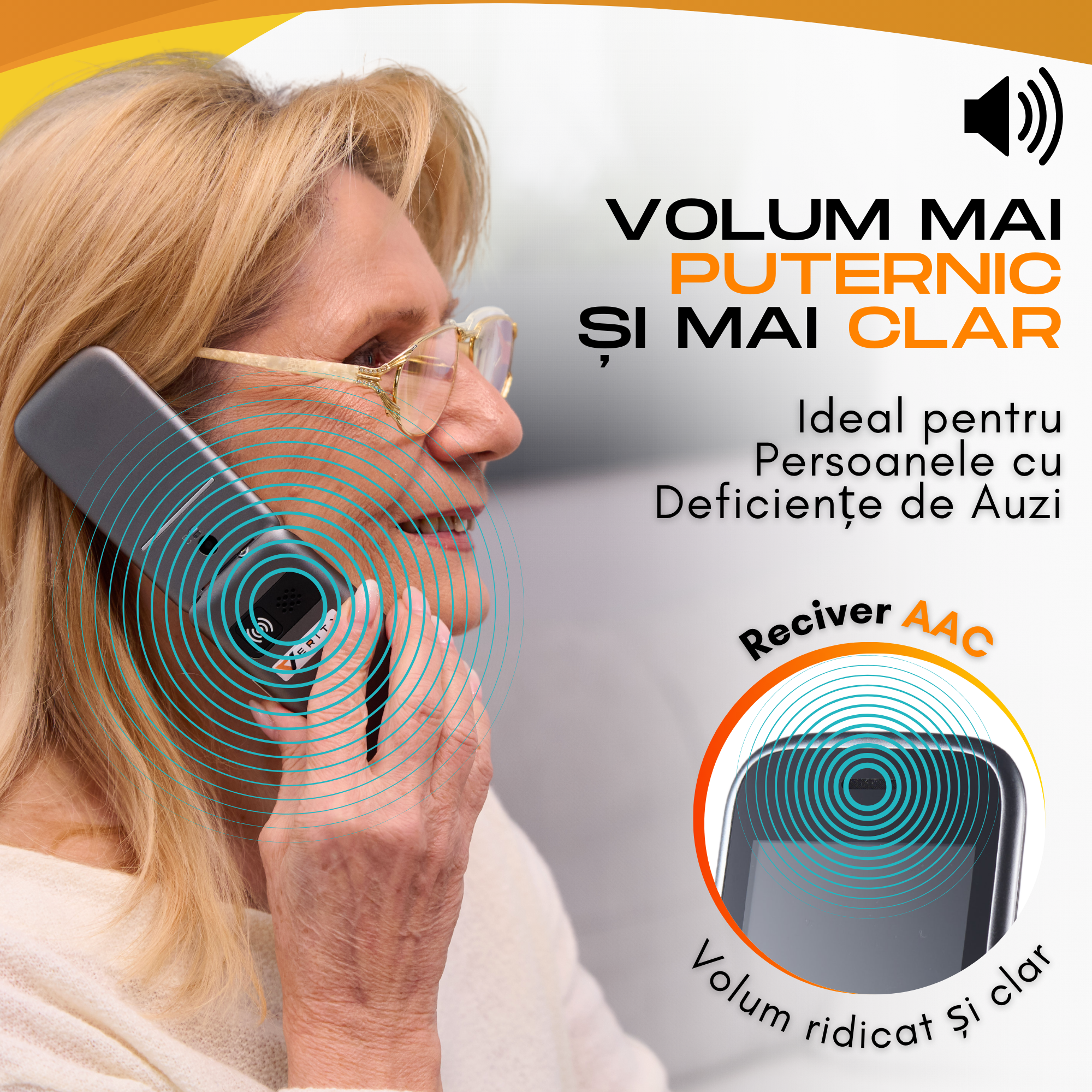 Telefon mobil cu clapeta pentru seniori, meniu in limba Romana, Stand incarcare, Retea 4G, Taste mari, Buton SOS, Micro SIM